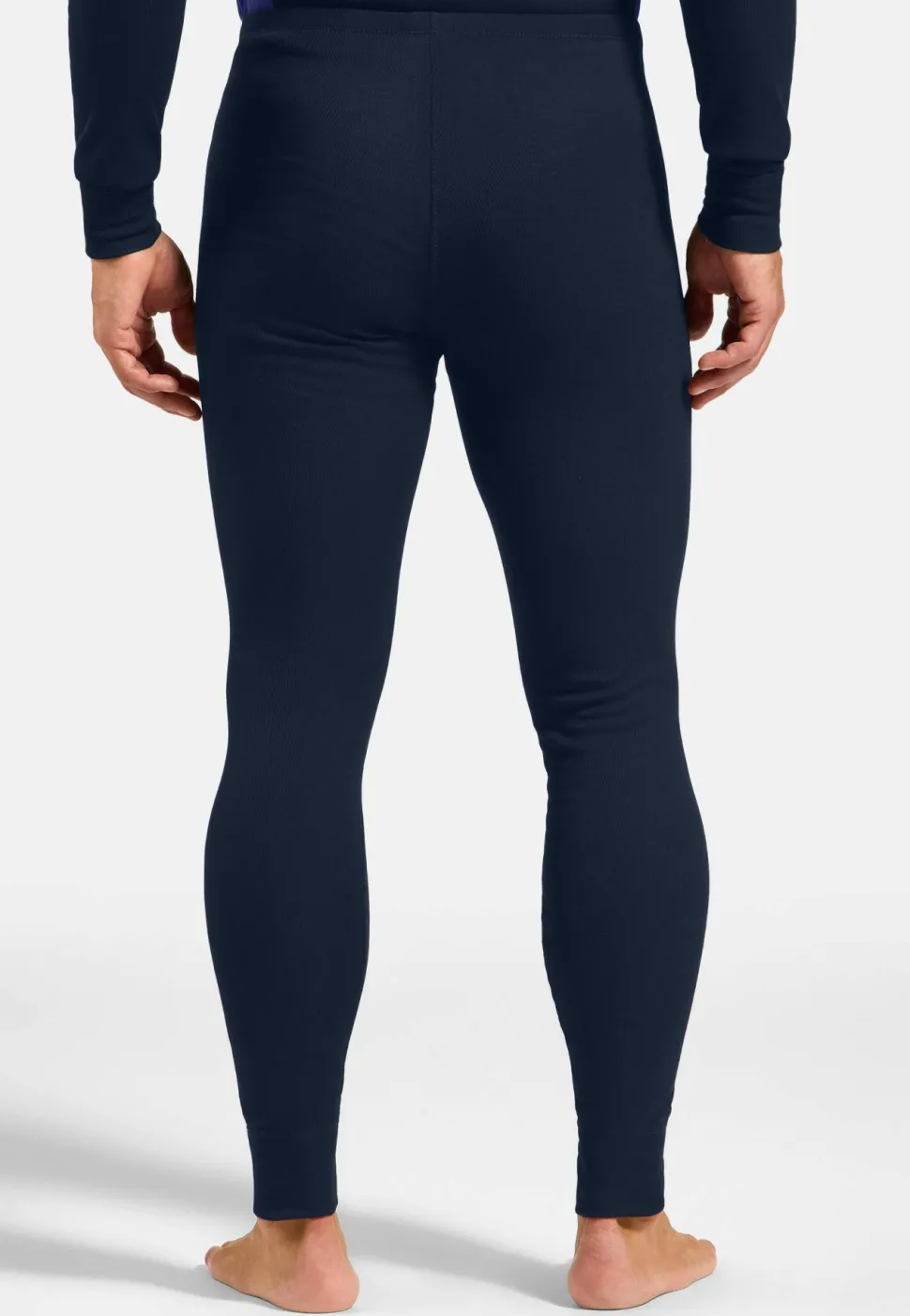 Odlo Men's Odlo Active Warm Base Layer Set Dark Sapphire - Skipper Blue