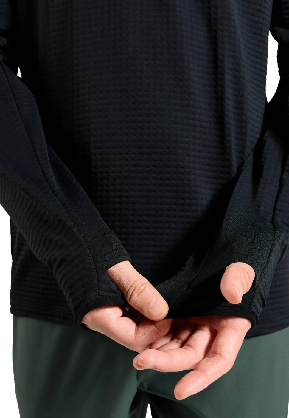 Odlo Men's Odlo Essential Thermal Mid Layer 1/2 Zip Black
