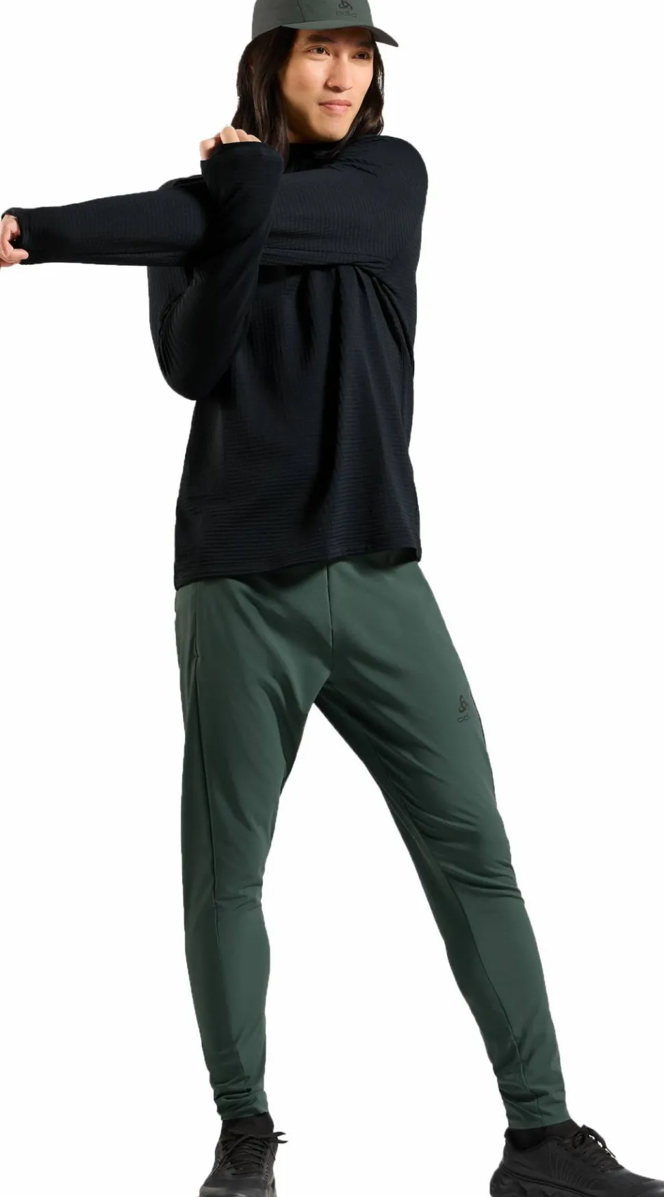 Odlo Men's Odlo Essential Thermal Mid Layer 1/2 Zip Black