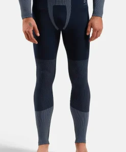 Odlo Men's Odlo Fundamentals Performance Warm Set Long Dark Sapphire