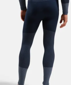 Odlo Men's Odlo Fundamentals Performance Warm Set Long Dark Sapphire