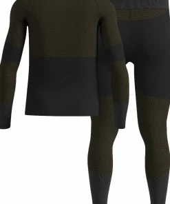 Odlo Men's Odlo Fundamentals Performance Warm Set Long Black