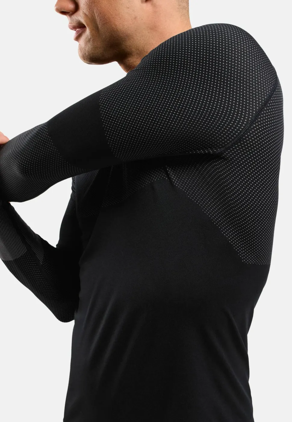 Odlo Men's Odlo Fundamentals Performance Warm Set Long Black