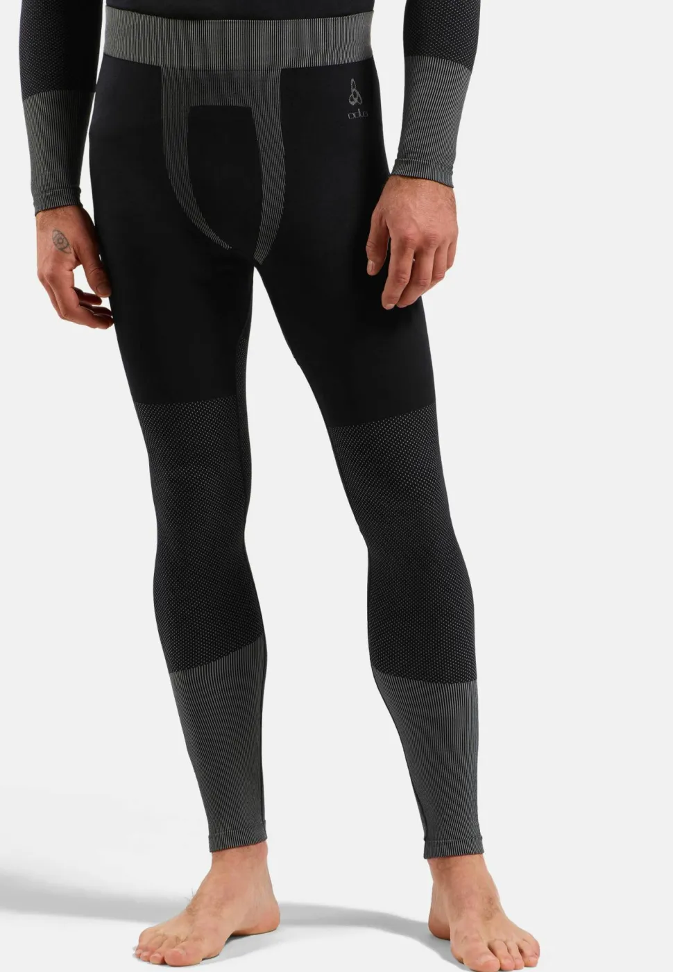 Odlo Men's Odlo Fundamentals Performance Warm Set Long Black