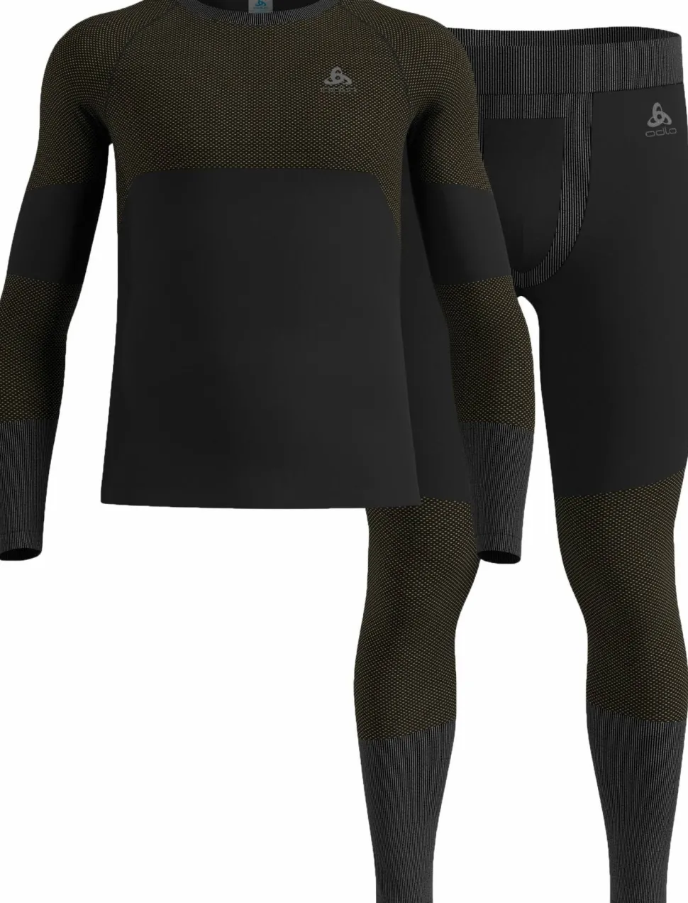 Odlo Men's Odlo Fundamentals Performance Warm Set Long Black
