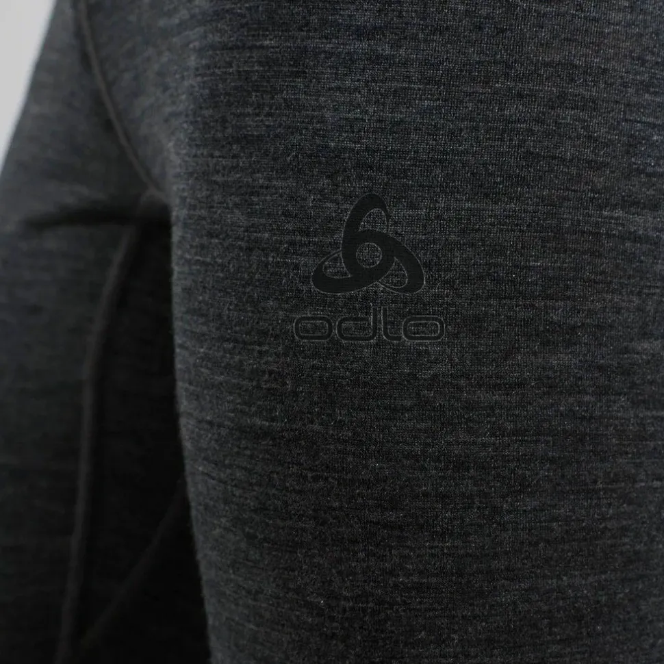 Odlo Men's Performance Wool 150 Base Layer Bottom Dark Grey Melange