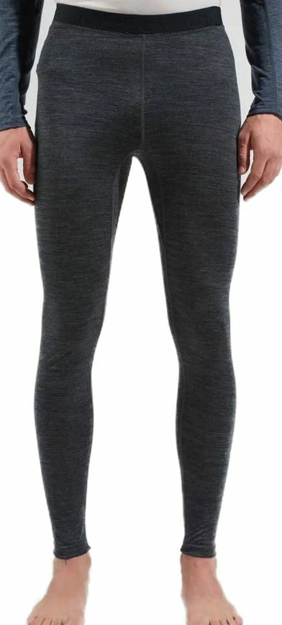 Odlo Men's Performance Wool 150 Base Layer Bottom Dark Grey Melange