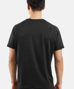 Odlo Men's T-Shirt Crew Neck S/S Essential 365 Black Melange