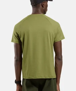 Odlo Men's T-Shirt Crew Neck S/S Essential 365 Guacamole Melange