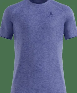 Odlo Men's T-Shirt Crew Neck S/S X-Alp Pw 115 Dazzling Blue Melange