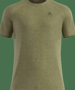 Odlo Men's T-Shirt Crew Neck S/S X-Alp Pw 115 Guacamole Melange