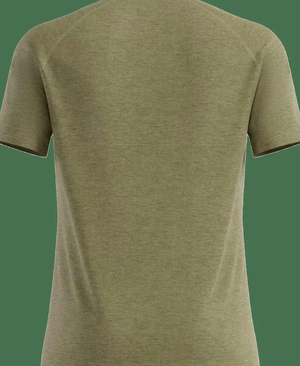 Odlo Men's T-Shirt Crew Neck S/S X-Alp Pw 115 Guacamole Melange