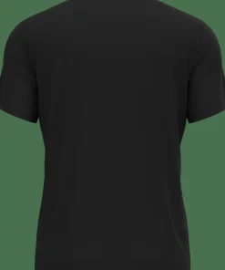Odlo Men's T-Shirt S/S Crew Neck Essential Flyer Black