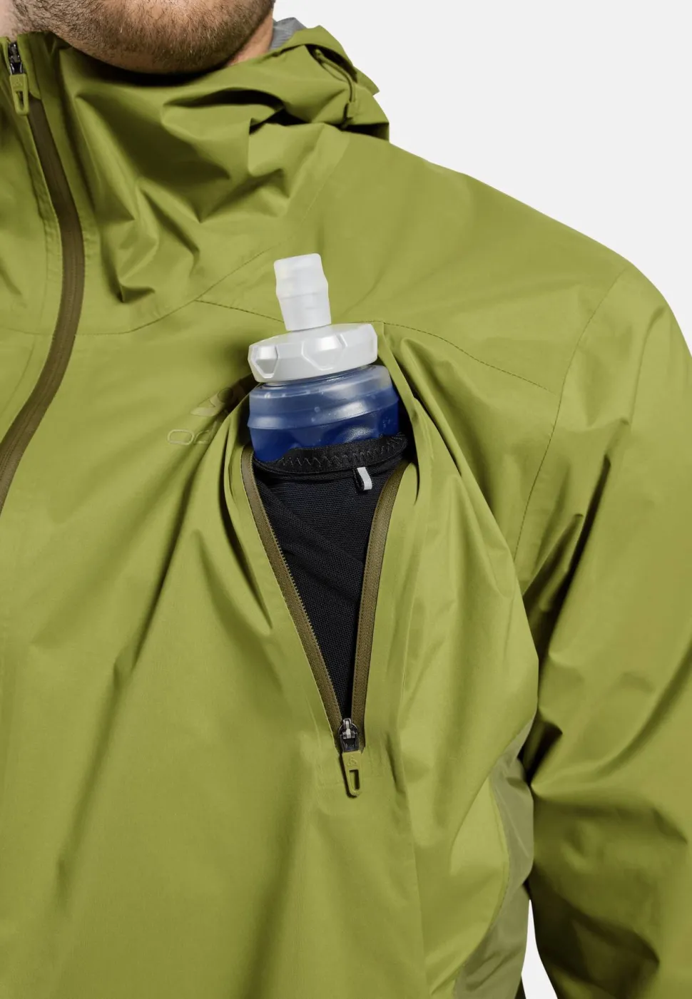 Odlo Men's X-Alp Waterproof Pro Jacket Guacamole