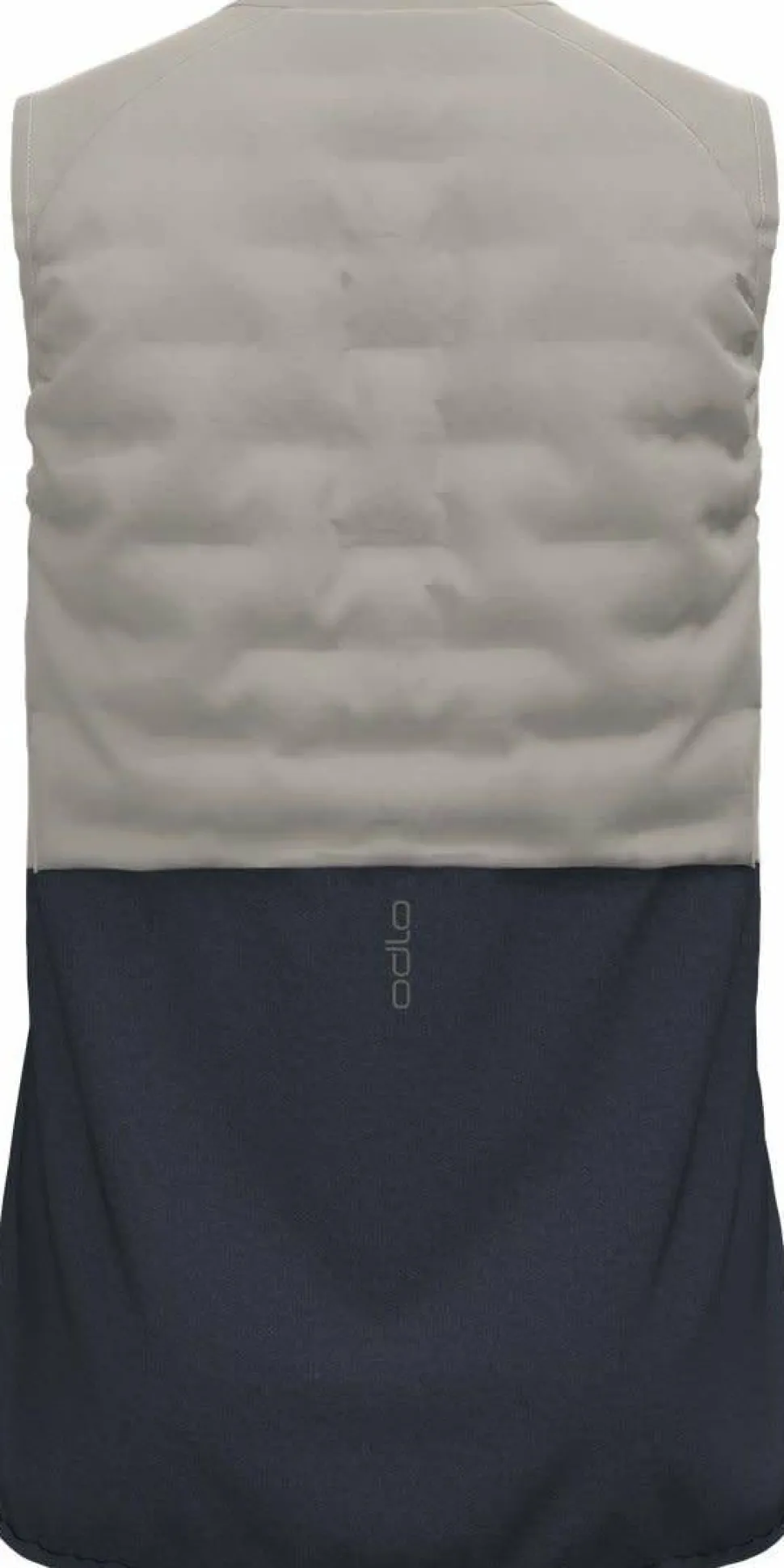 Odlo Men's Zeroweight Insulator Running Vest Silver Cloud/India Ink
