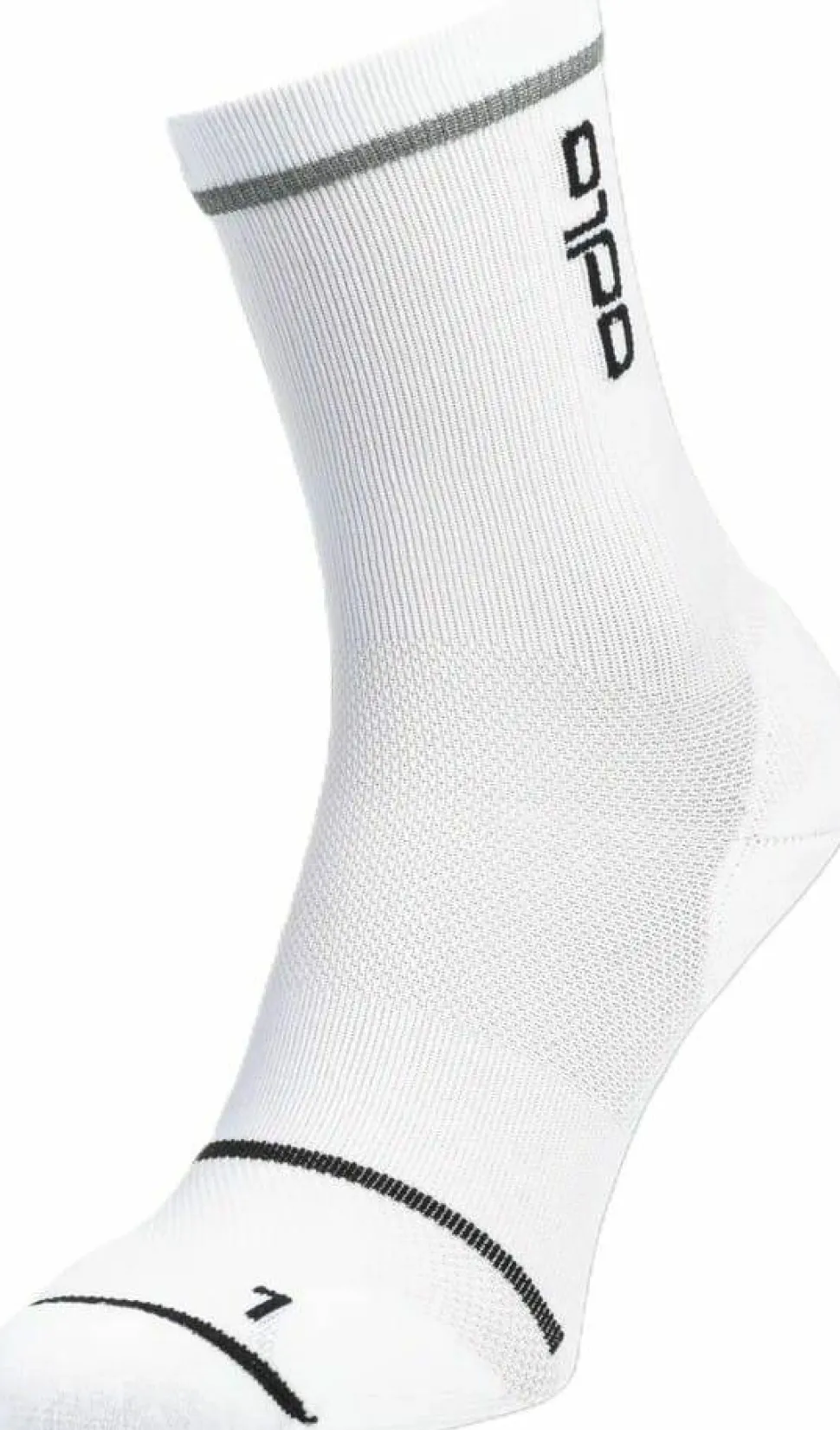 Odlo Odlo Socks Micro Crew Ceramicool Reflective Socks White