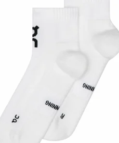 On Core Run Sock Mid 2P White