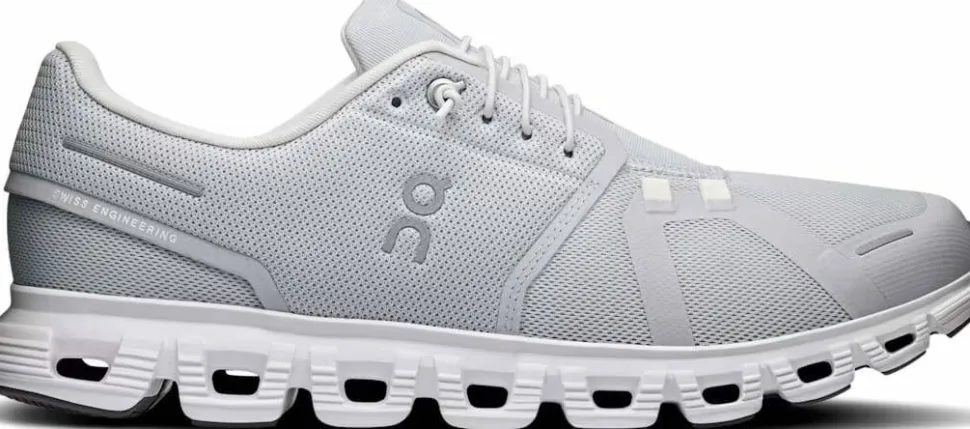 On Men's Cloud 6 Glacier/White