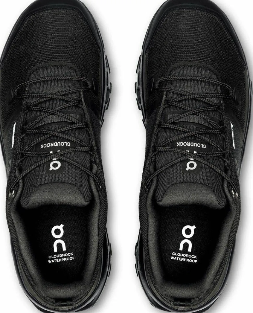On Men's Cloudrock Low Waterproof Black/Black