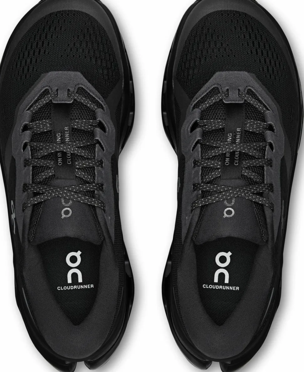 On Men's Cloudrunner 3 Black/Black