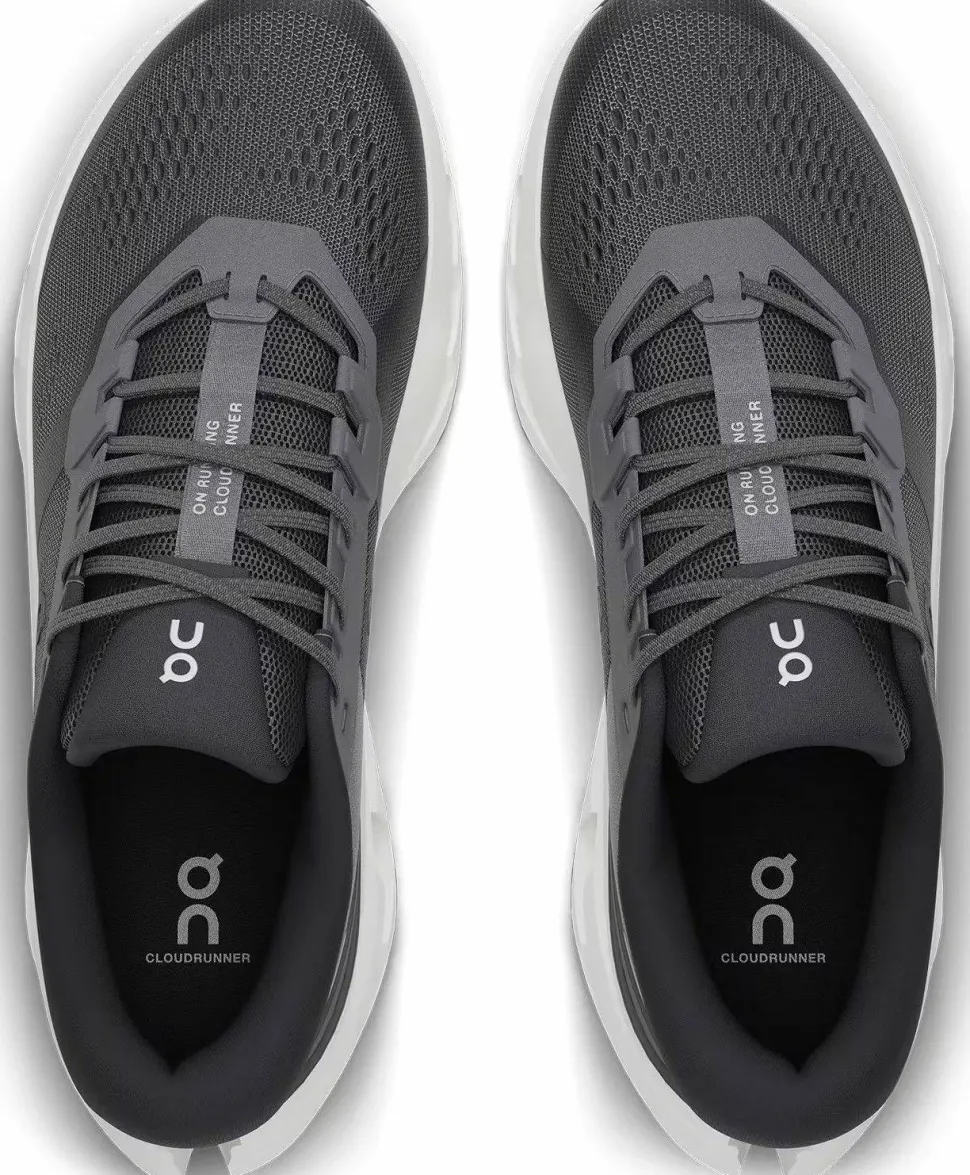 On Men's Cloudrunner 3 Black/Ivory