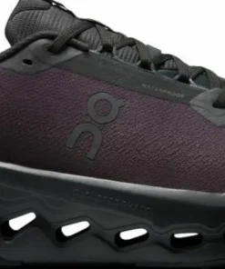 On Men's Cloudsurfer Trail 2 Waterproof Black/Black