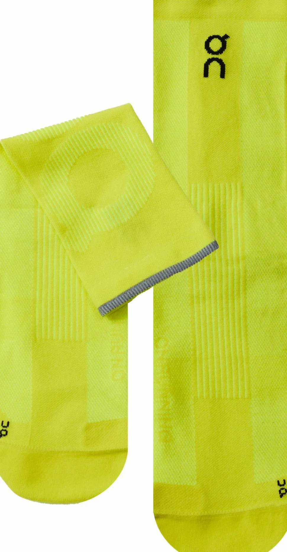 On Unisex Elite Run Sock High Lime