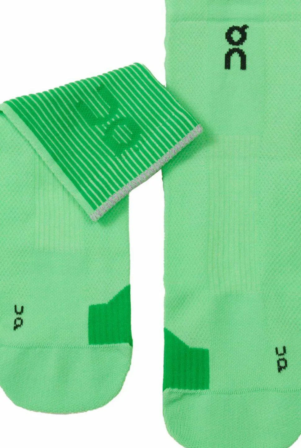 On Unisex Performance Run Sock Mid Honeydew/Parsley