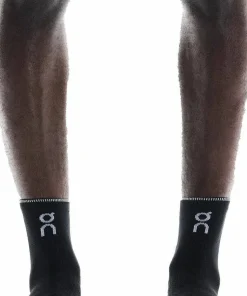 On Unisex Performance Run Sock Mid Black/Eclipse