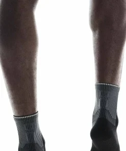 On Unisex Performance Run Sock Mid Black/Eclipse