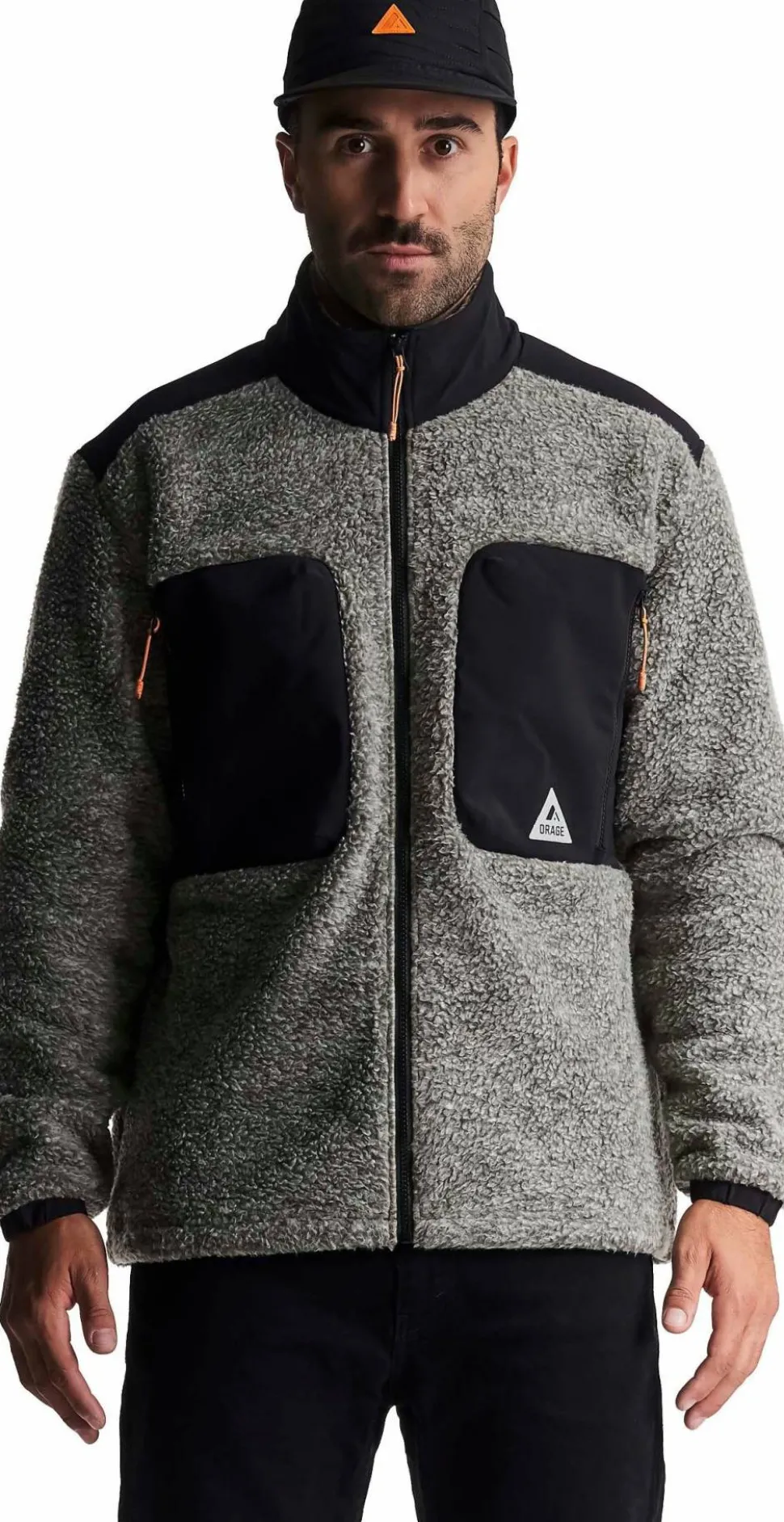 Orage Unisex Grizzly Pile Jacket Boreal