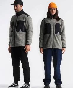 Orage Unisex Grizzly Pile Jacket Boreal
