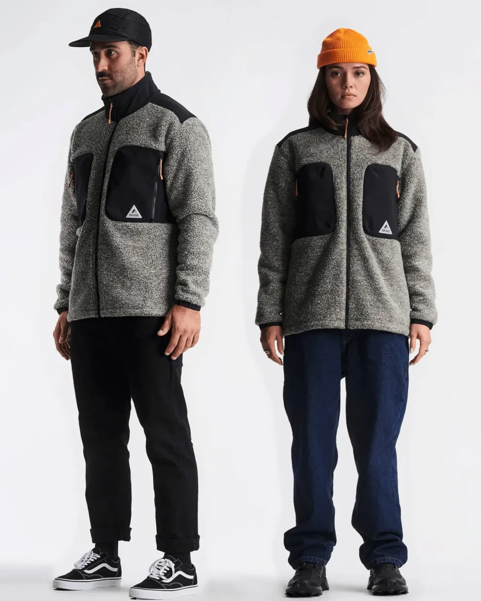 Orage Unisex Grizzly Pile Jacket Boreal