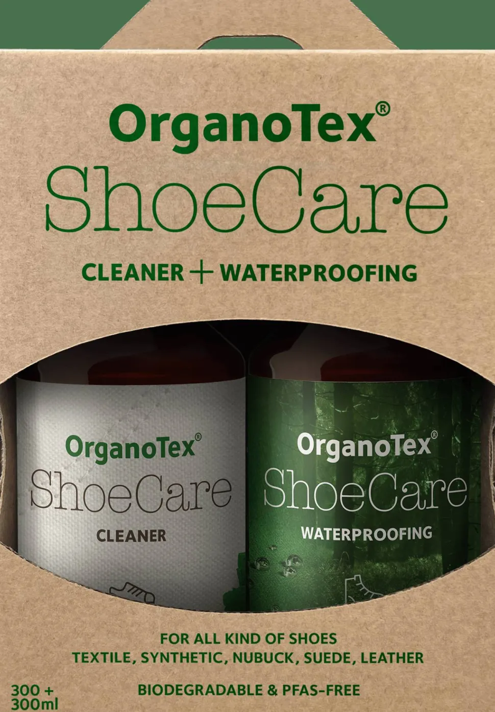 OrganoTex ShoeCare Kit Cleaner and Waterproofing Spray Nocolour
