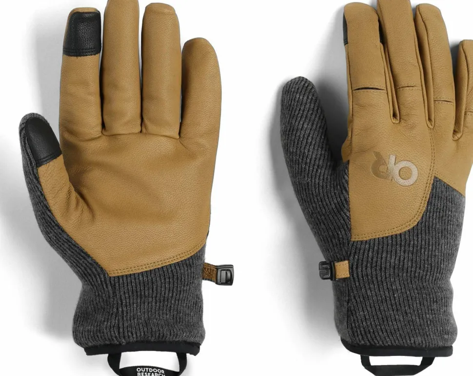 Outdoor Research Men's Flurry Drivin Gloves Charcoal