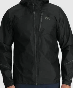 Outdoor Research Men's Helium Rain Jacket Black