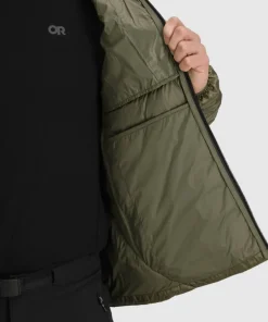 Outdoor Research Men's Helium Down Hoodie Ranger Green/Black