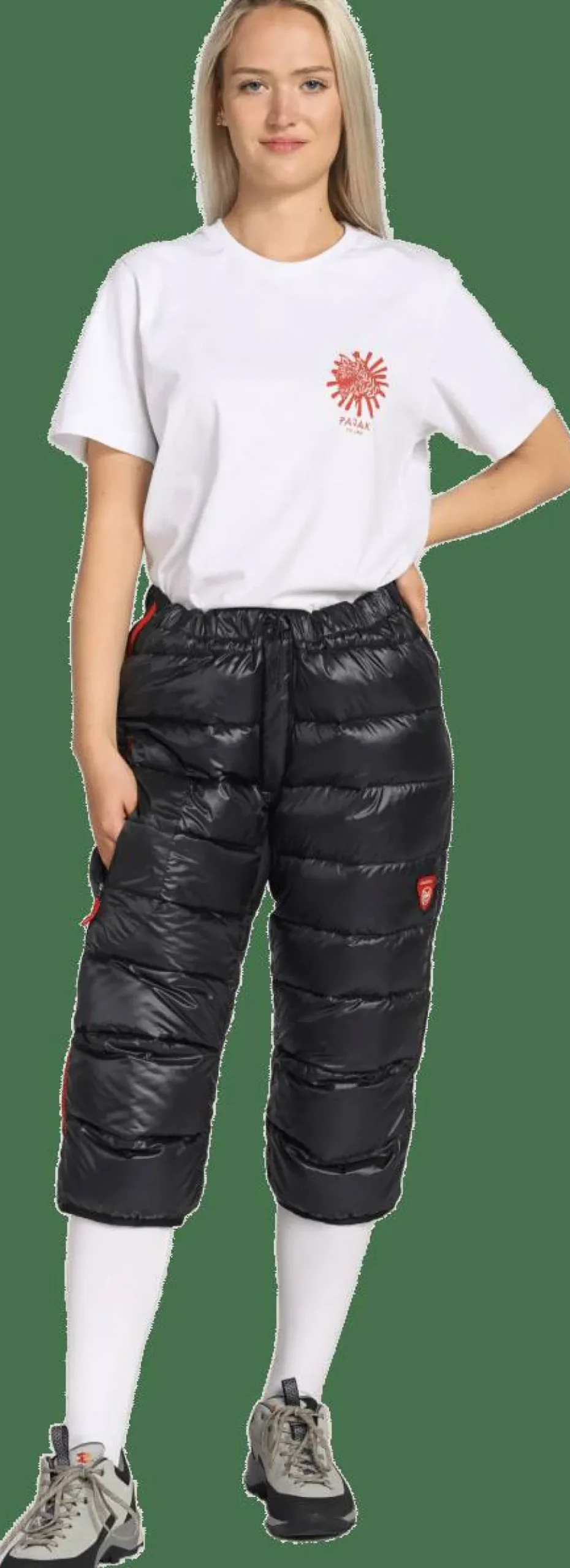 Pajak Unisex Ghost Pants 3/4 Black