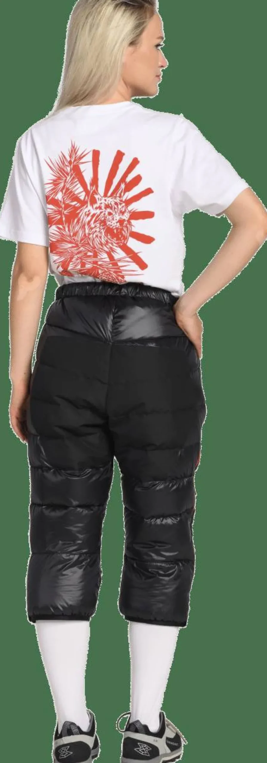 Pajak Unisex Ghost Pants 3/4 Black