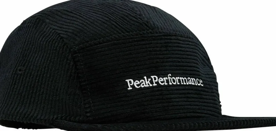 Peak Performance Cord Cap Black