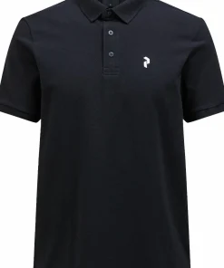 Peak Performance Men's Classic Cotton Polo Black