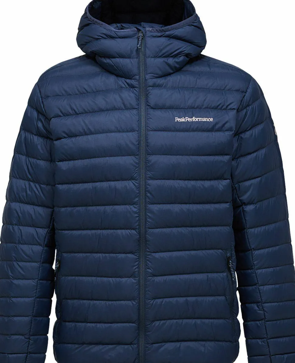 Peak Performance Men's Down Liner Hood Jacket Blue Shadow