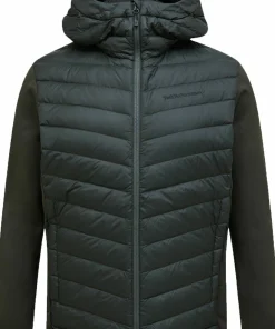 Peak Performance Men's Frost Down Hybrid Hood Olive Extreme
