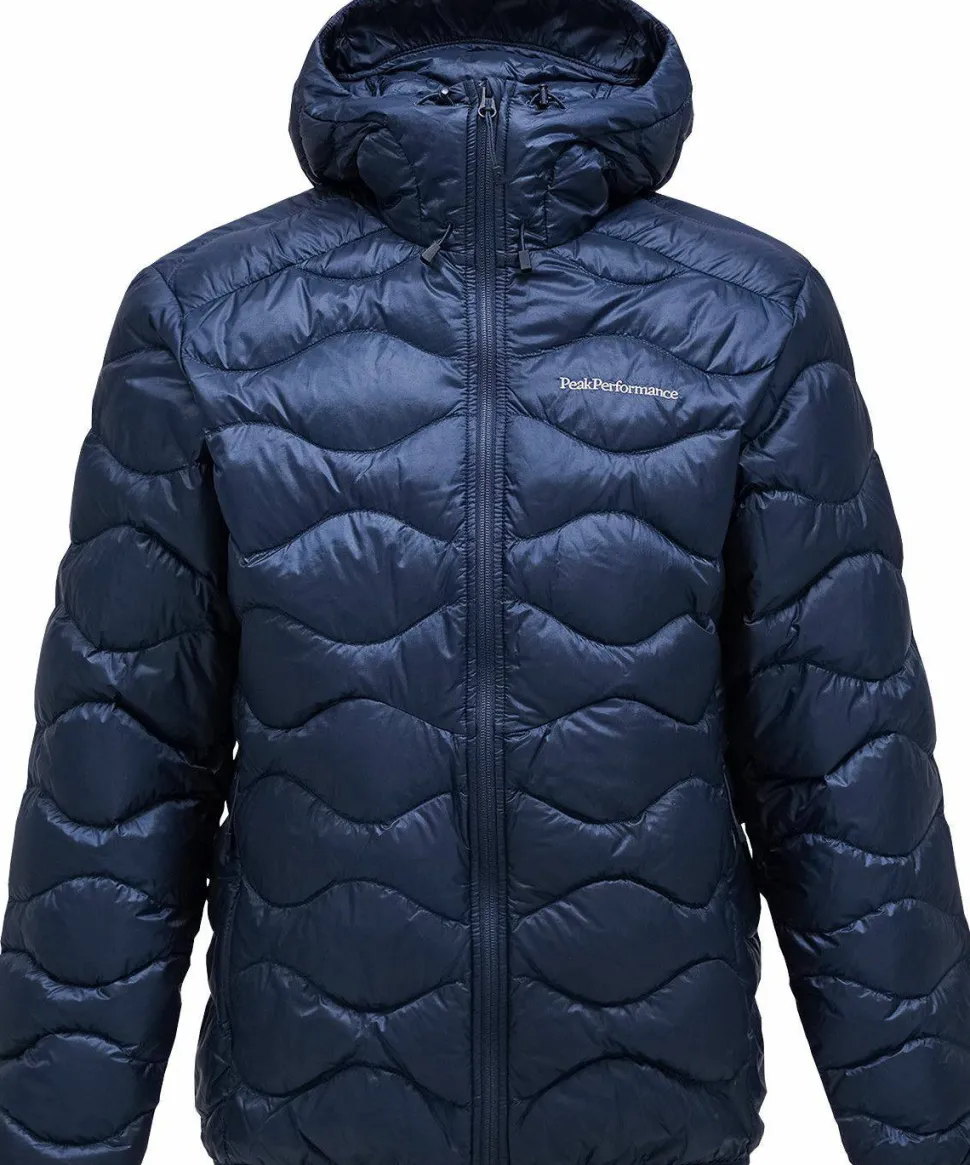 Peak Performance Men's Helium Down Hood Jacket Blue Shadow