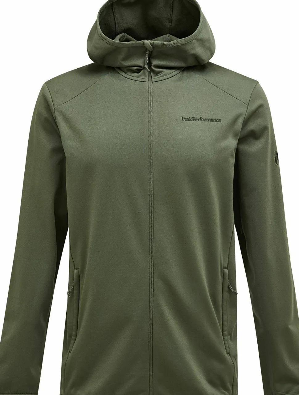 Peak Performance Men's Light Zip Hood Pine Needle