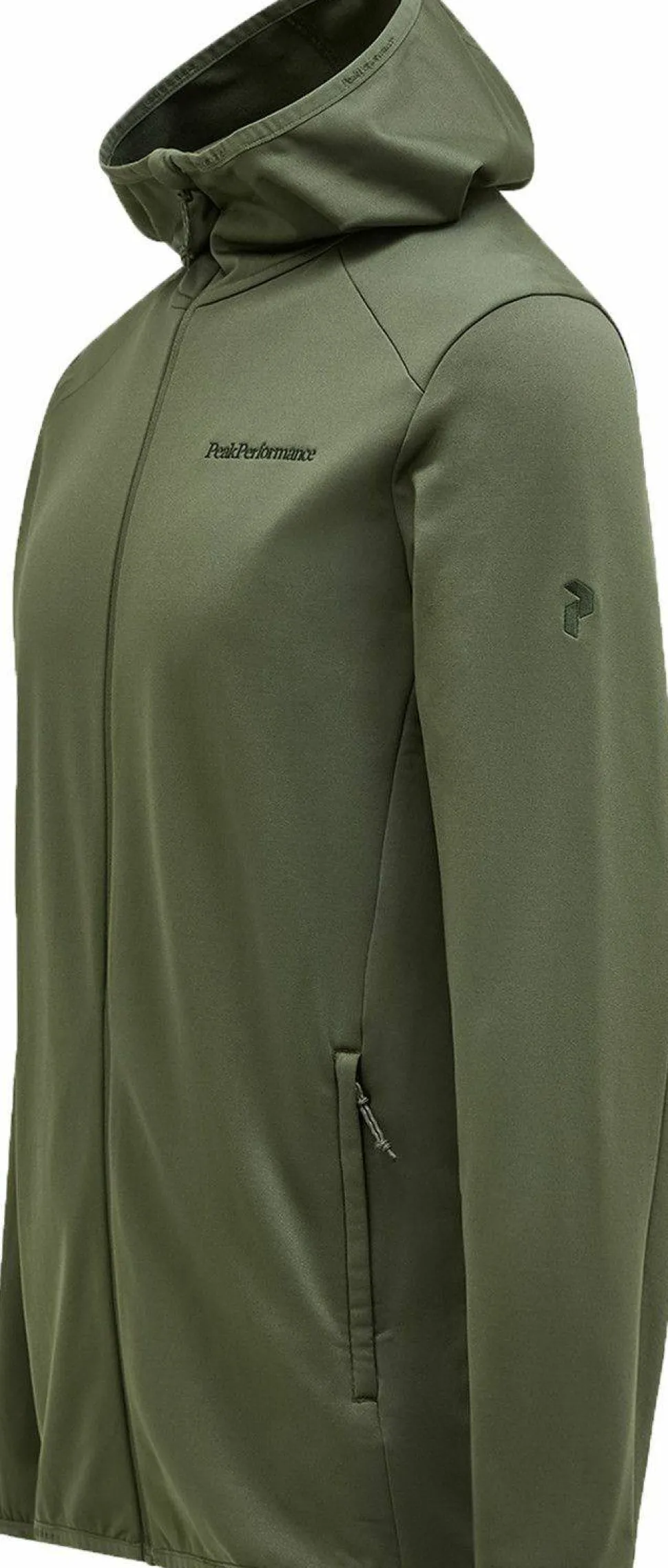 Peak Performance Men's Light Zip Hood Pine Needle