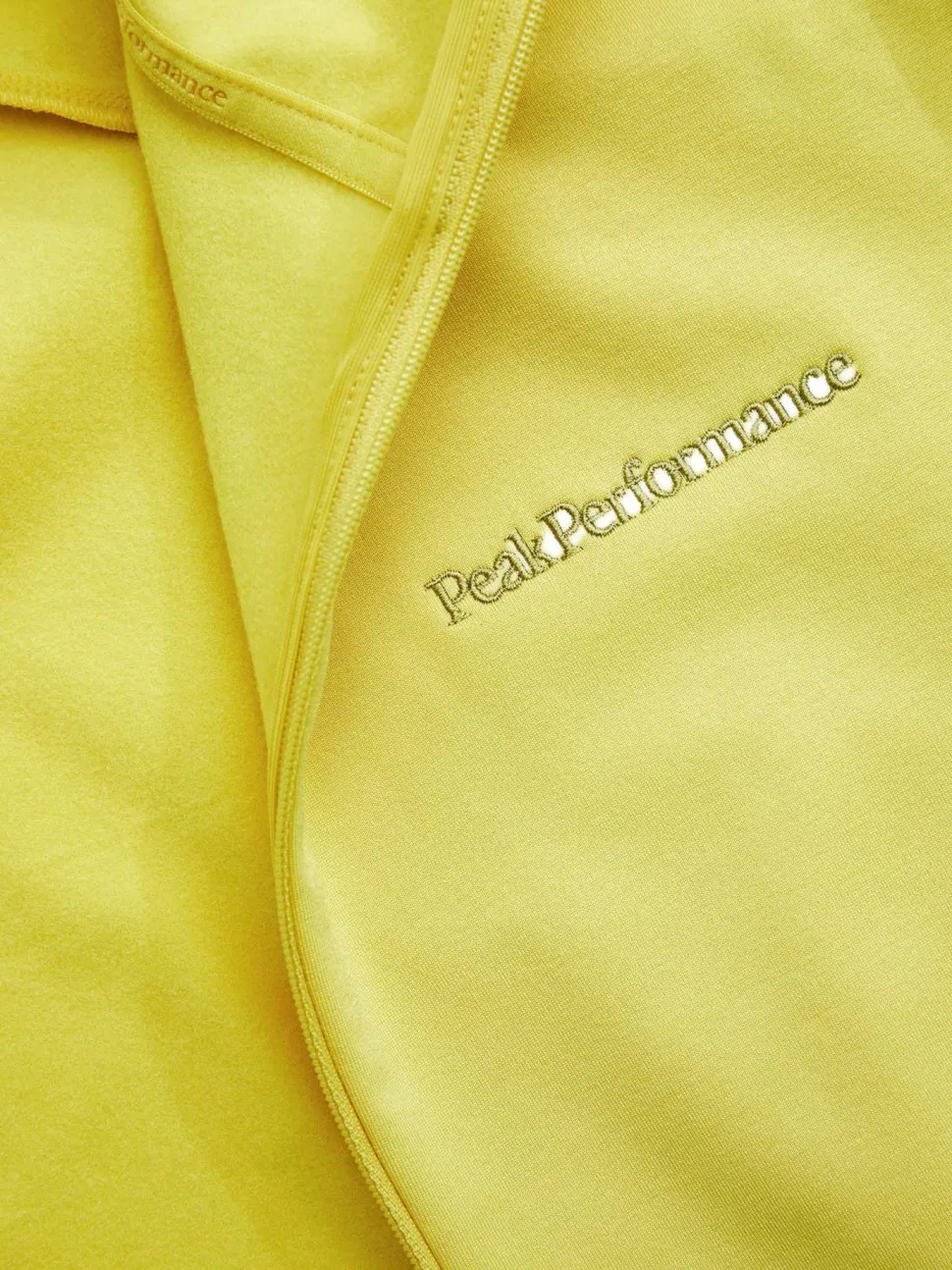 Peak Performance Men's Light Zip Hood Canary Lime