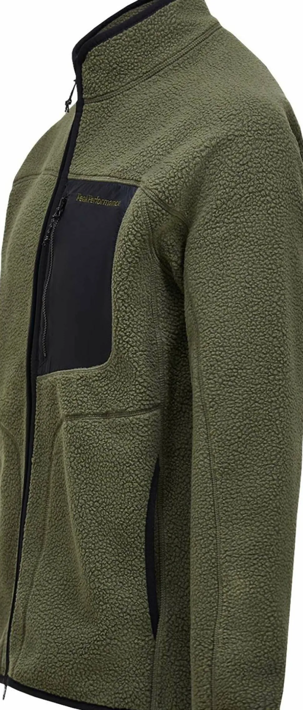 Peak Performance Men's Naturerush Pile Zip Jacket Pine Needle