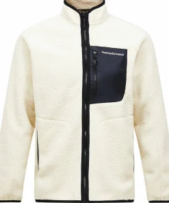 Peak Performance Men's Naturerush Pile Zip Jacket Sand Fog