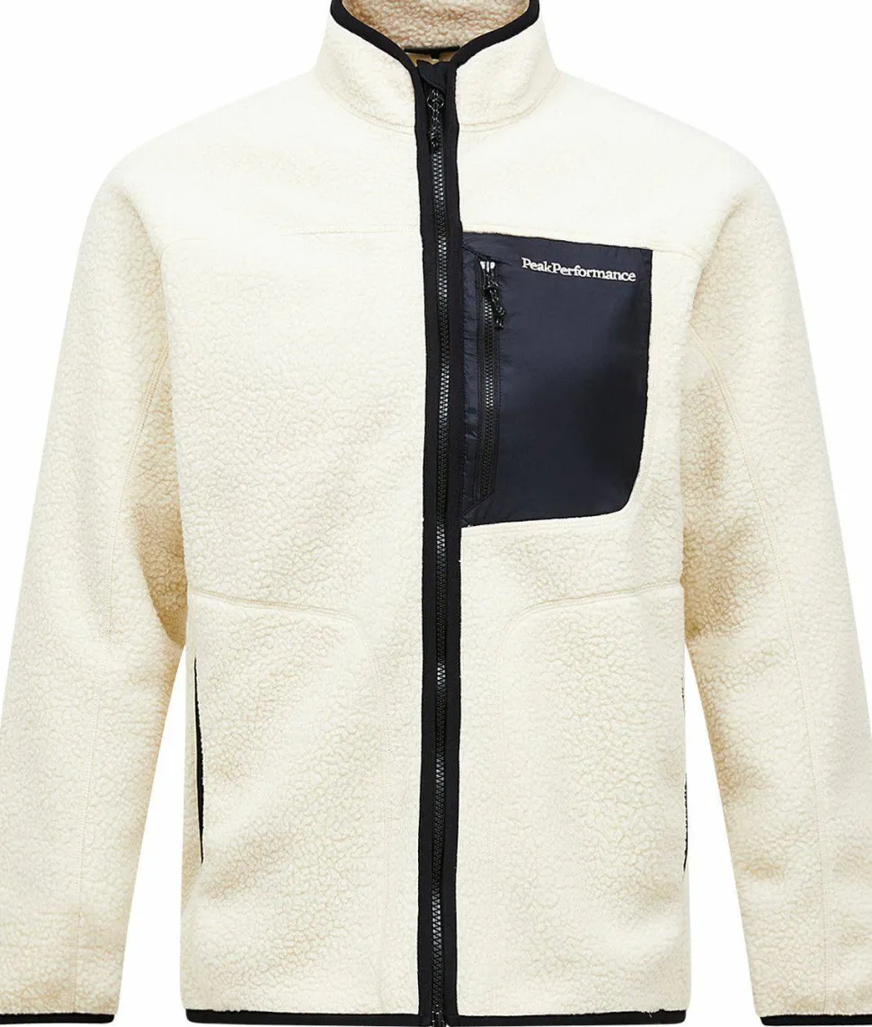 Peak Performance Men's Naturerush Pile Zip Jacket Sand Fog